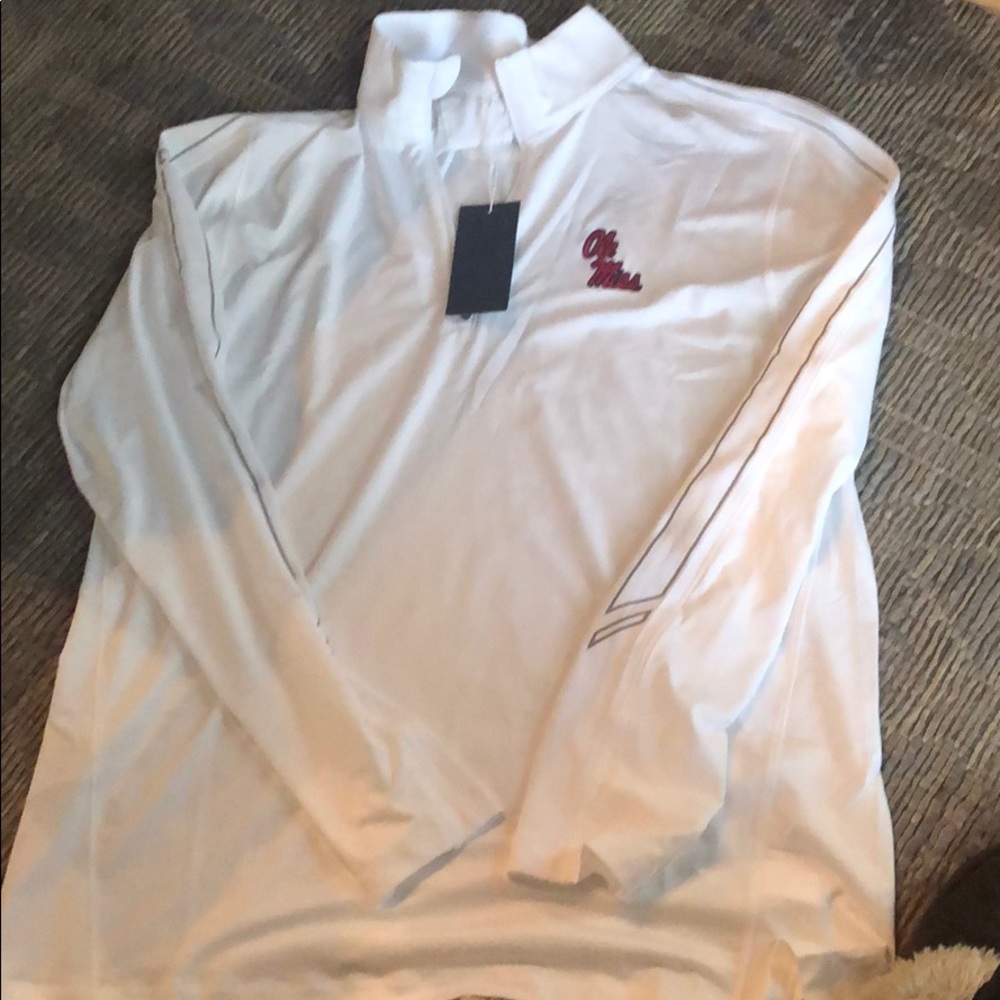 Ole Miss half-zip dry tech Cutter & Buck pullover